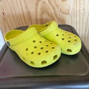 CROCS Kids Bright Yellow Sandals
